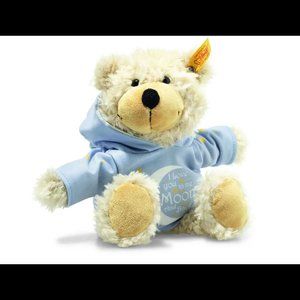 Steiff Charly Bear I Love You To The Moon & Back Soft Plush Fur Brand New